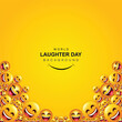 World Laughter Day, World Laughter Day poster, World Smile Day, banner, poster, World Emoji Day, Social Media Template | Vector World laughter Day post | Happy World Laughter Day, flat illustration.
