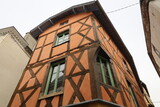 Fototapeta Do pokoju - Bâtiment typique, vu de l'extérieur, ville de Ambert, département du Puy de Dôme, France