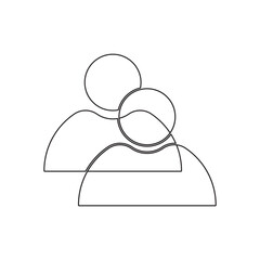 Wall Mural - monochrome icon