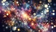 Abstract galaxy background with stars and nebula.