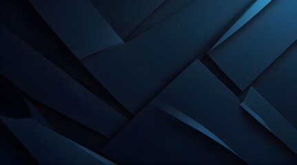 dark blue background with abstract square shape dynamic .Generative AI