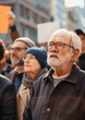Pensioners Protest on the Streets