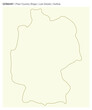 Germany plain country map. Low Details. Outline style. Shape of Germany. Vector illustration.