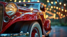Classic Car Elegance: A Nostalgic Showcase, Generative Ai