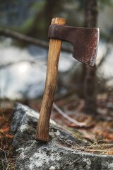 axe wood cutting tool