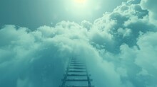 Ladder Reaching Skyward