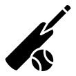 © Vectorslab - A beautiful design icon of bat ball