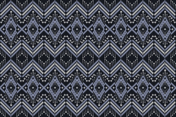 Wall Mural - Aztec tribal geometric vector background Seamless stripe pattern. Traditional ornament ethnic style. Design for textile, fabric, clothing, curtain, rug, ornament, wrapping.