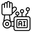 © Vectorslab - Premium download icon of ai hand