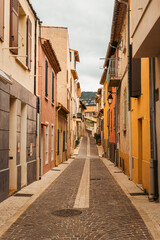 Wall Mural - narrow street in the old town