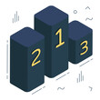 © Vectorslab - Position ranking board, icon of leaderboard