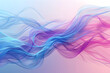 Abstract background with colored lines and waves in blue and pink colors, suitable for IBS awareness month campaign materials.