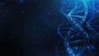 Abstract background modern and futuristic Blue color DNA