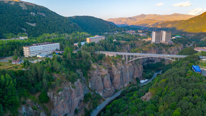 Poster - Arpa river passing by Armenian town Jermuk