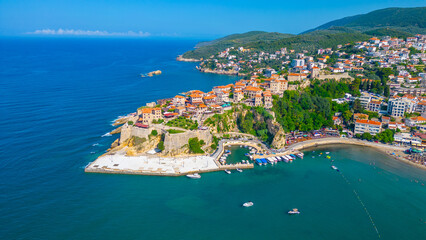 Sticker - Panorama of Ulcinj in Montenegro