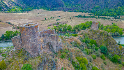 Wall Mural - Slesis Cixe in Georgia during a cloudy day