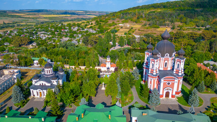 Wall Mural - Summer day at Curchi monastery in Moldova