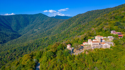 Canvas Print - Summer day at Nekresi monastery in Georgia