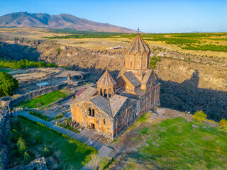 Wall Mural - Summer day at Hovhannavank monastery in Armenia