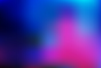 Poster - Dark Pink, Blue vector glossy bokeh pattern.