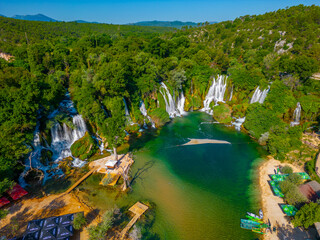 Wall Mural - Kravica waterfall in Bosnia and Herzegovina