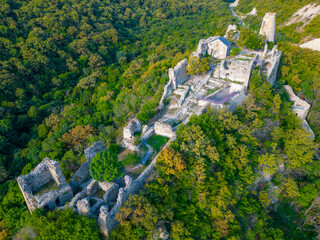 Wall Mural - View of the Ujarma fortress in Georgia