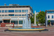 Independence square in Podgorica, Montenegro