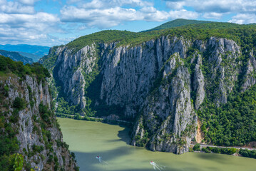 Wall Mural - Iron Gates national park in Romania