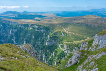 Wall Mural - Summer day at Bucegi mountains in Romania