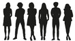 People silhouettes 121