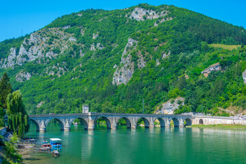 Mehmed Pasa Sokolovic Bridge in Visegrad, Bosnia and Herzegovina