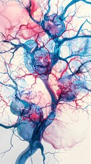 Poster - Synergetic of Medical Imaging Watercolor Renderings Unveil the Intricate Tapestry of Life