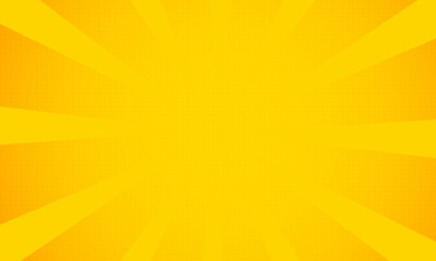 Wall Mural - orange gradient ray burst dot style background vector design