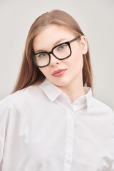 Canvas Print - glasses and fashion