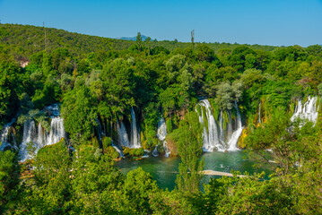 Sticker - Kravica waterfall in Bosnia and Herzegovina