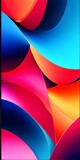 Fototapeta Las - abstract art wallpaper in vibrant colors