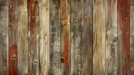 Wall Mural - Rustic cedar wood texture backdrop enhancing natural aesthetics