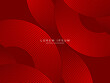 © Wendi - Abstract red glowing geometric lines on dark red background. Modern shiny red circle lines pattern. Futuristic technology concept, perfect for covers, posters, banners, brochures, websites, etc.