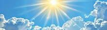 Sun Clipart Shining Brightly In The Sky