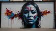 World of Street Art where vibrant and captivating mura .Generative AI