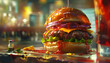 Imagine a delicious burger representing food and dining experiences ar7 4 v6 0 Generative AI