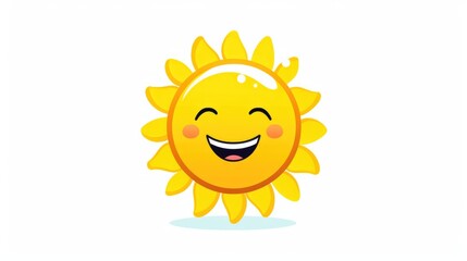 Sticker - sun cartoon illustration