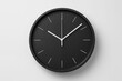 © Pro SVG Files - Closeup Black Wall Clock Isolated on White Background. Generative AI