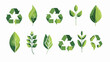 Recycling icon ecology green icons. The iconic Recycl