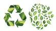 Recycling icon ecology green icons. The iconic Recycl
