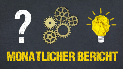 Sticker - Monatlicher Bericht	