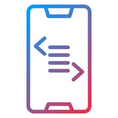 Wall Mural - vector design smartphone coding icon style