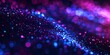 Vibrant Blue and Pink Particle Flow