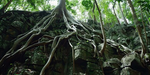 Poster - tree in the jungle