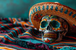 Cinco de Mayo / Day of the Dead Mexican Skull Mascot